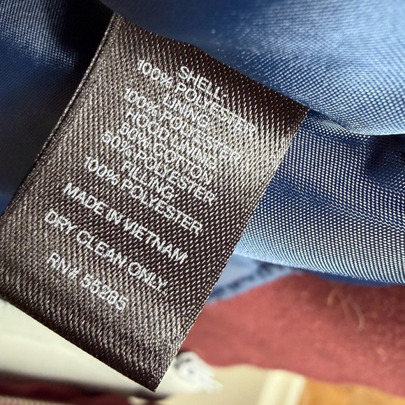 Express - Men’s Wine/Burgundy Bomber Jacket Coat Zip Up Gray Hood Small - Picture 6 of 8